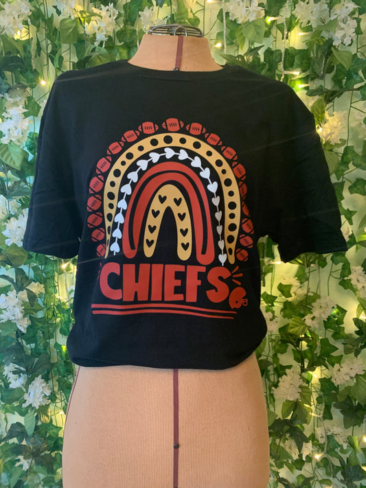 Short sleeve Chiefs rainbow