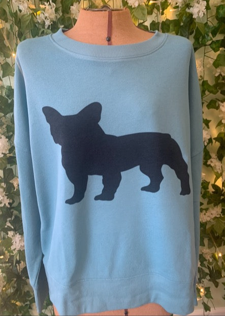 French Bulldog Silhouette Sweatshirt